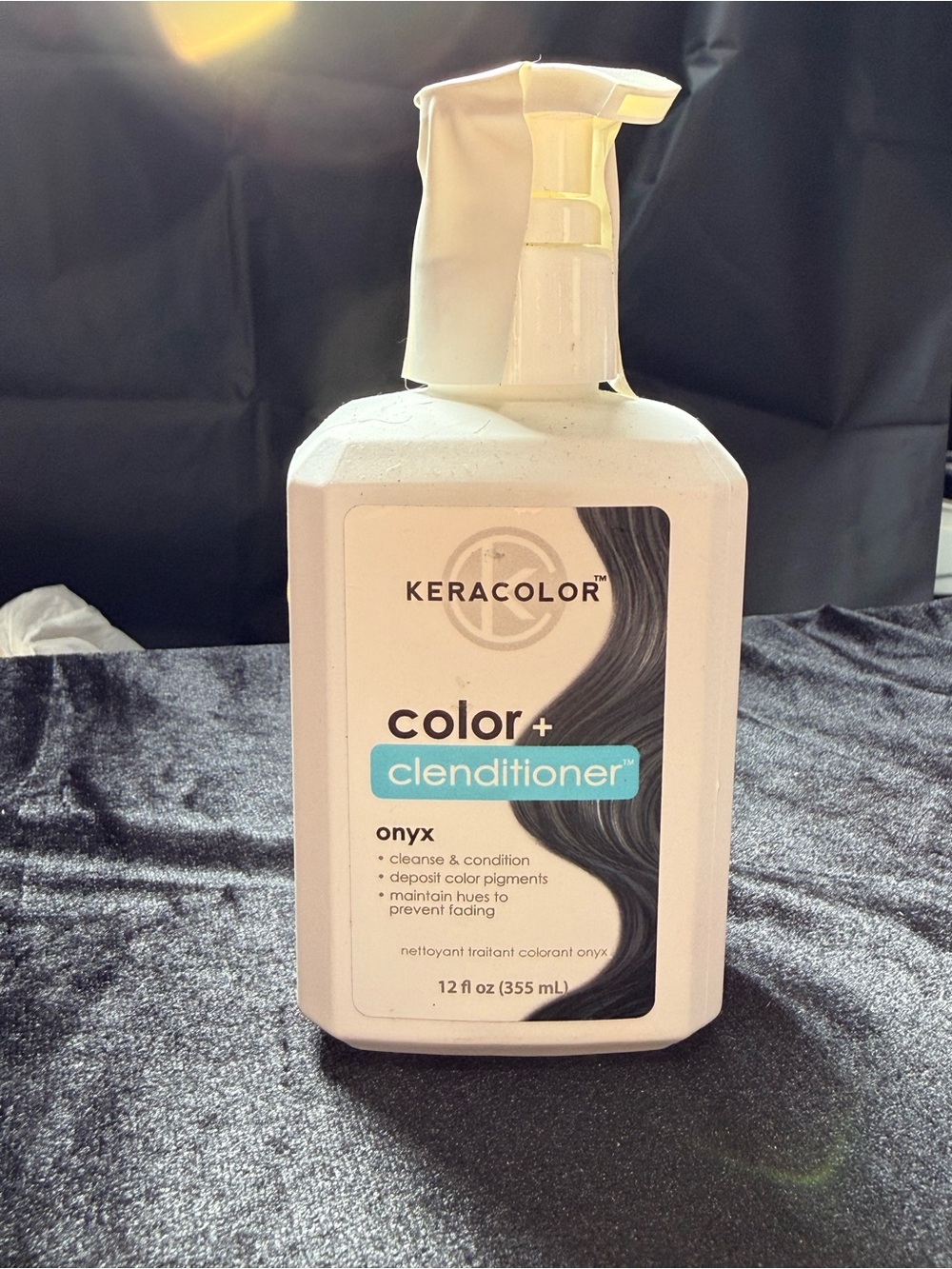 Keracolor Color+ Clenditioner in Onyx
